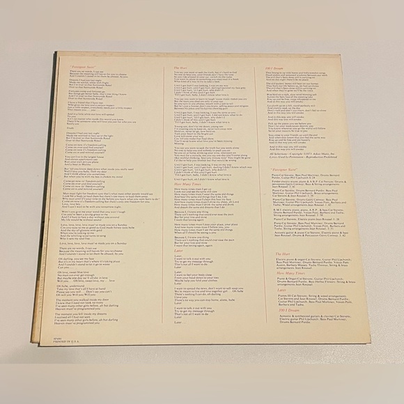 Cat Stevens Foreigner Vinyl Record Postcard- Lyrics Art Card SP4391 Vintage 1973 - Picture 5 of 7